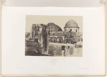 Gezicht op de Heilig Grafkerk te Jeruzalem