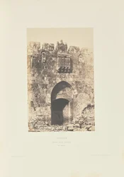 Jeruzalem. Sint-Stefanuspoort. Buitenaanzicht