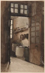 Keukeninterieur, c.1862