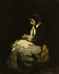 Naaiende vrouw
