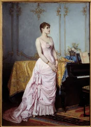 Portret van zangeres Rose Caron (1857-1930)