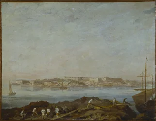 Uitzicht op Sveaborg