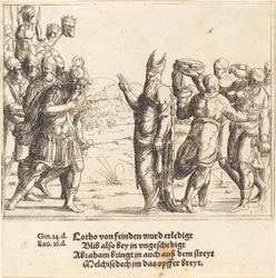 Melchizedek met brood en wijn