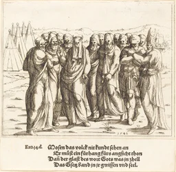 Mozes Spreekt tot de Kinderen van Israël, 1548