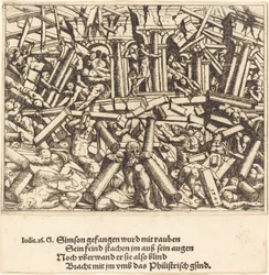 De Dood van Samson, 1547