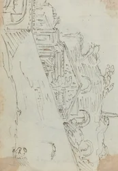 Oude Ruïnes aan de Oever van de Tiber