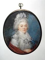 Portret van prinses Darya Petrovna Saltykova (1739-1802), geboren Chernysheva