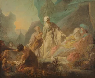 Laban op zoek naar zijn gestolen goden, 1753