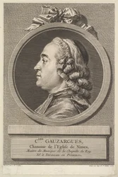 Portret van Charles Gauzargues, 1767