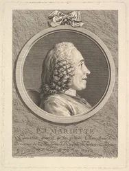 Portret van Pierre-Jean Mariette