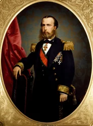 Portret van Ferdinand Maximiliaan van Oostenrijk