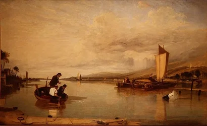 Dode kalmte: boten bij Cowes Castle