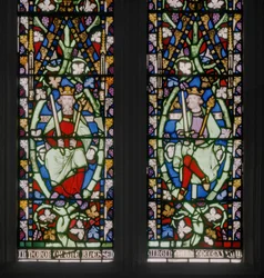 Oostelijk raam met Jesseboom (detail)