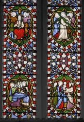 Mysteries van de Rozenkrans, Oostraam van de Kapel (detail)