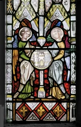 Maagd Maria en Christus met scènes uit haar leven (detail)