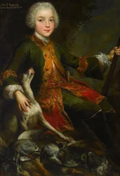 Portret van Józef Sapieha 1737-1792, ca. 1740