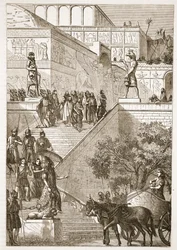 Het Paleis van Kouyunjik, gerestaureerd