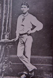 Kelly Gang-lid Steve Hart die stierf in de vlammen van Glenrowan Hotel, 28 juni 1880