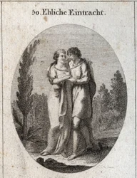 Allegorie van harmonie in het huwelijk