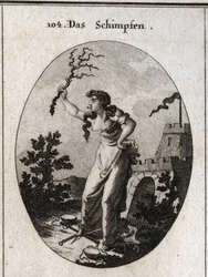 Allegorie van belediging