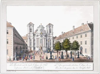 Kerk en twee scholen in Josefstadt, 1779-1792