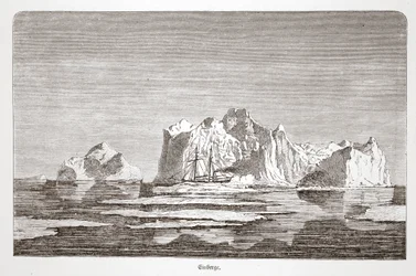 IJsbergen, met de Tegetthoff, 1876