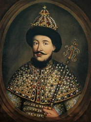 Portret van tsaar Alexis I Mikhailovitch van Rusland