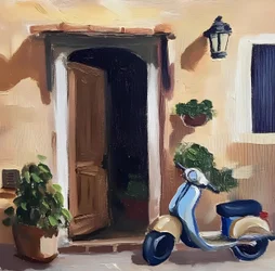 Europese scooterdeur