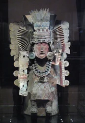 Wierookbrander in de vorm van de maïsgodin Xilonen, Tlahuac, Late Postklassieke periode, ca. 1500