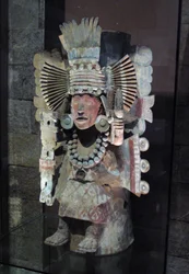 Wierookbrander in de vorm van de maïsgodin Xilonen, Tlahuac, Late Postklassieke periode