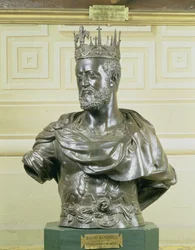Portretbuste van Cosimo I de Medici, ca. 1557 (brons)