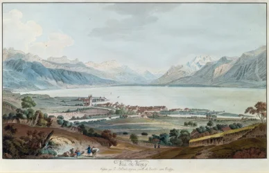 Uitzicht op Vevey