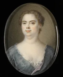 Portret van Esther Winter, vrouw van Balthasar Denner