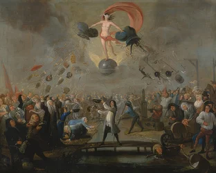 Allegorie van het lot. Circa 1730