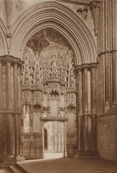 De kapel van bisschop Alcock vanuit Reho-Choir, kathedraal van Ely