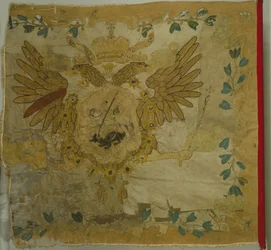 Sint-Joris Vlag van het Infanterieregiment ten tijde van Anna Ioannovna, 1730s