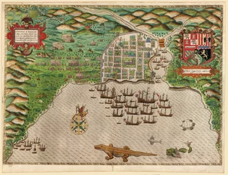 Verovering van de Spaanse nederzetting Santo Domingo in Hispaniola