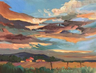 Maine Sky, ca.1980-2000 (olieverf op doek)