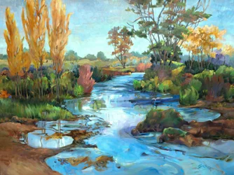 Marais De Cygnes, ca. 1990-2005 (olieverf op doek)
