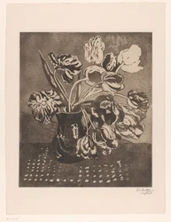 Tulpen in een kan