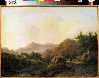 Landschap met een weg