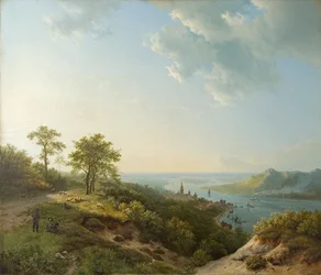 Uitzicht over Heidelberg, 1837