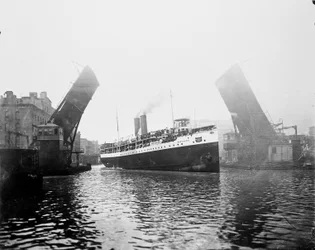 Eastland schip, Chicago, Illinois, VS, ca. 1900
