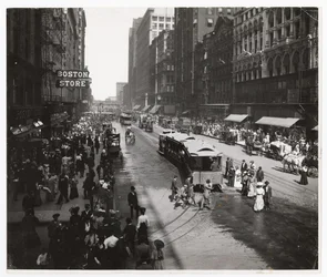 State Street, Chicago, Illinois, VS, ca. 1905