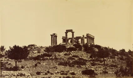 Tempel van Jupiter in Aegina.