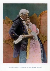 Charles Wyndham en Mary Moore, Engelse acteurs, 1901