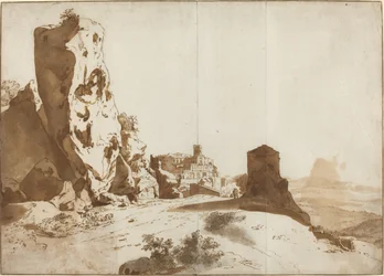 De Fantastische Rotsen en Kasteel bij Bomarzo
