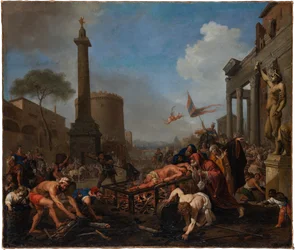 Het martelaarschap van de heilige Laurentius