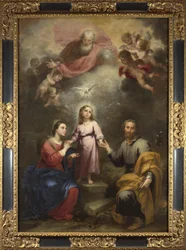 De hemelse en aardse drie-eenheden, de Pedroso Murillo, ca. 1680