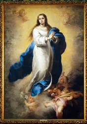 De onbevlekte ontvangenis van El Escurial (schilderij op doek)